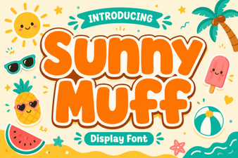 Sunny Muff Font for Bright & Playful Designs