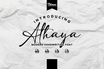 Athaya Font: Creative Designs & Typography Projects